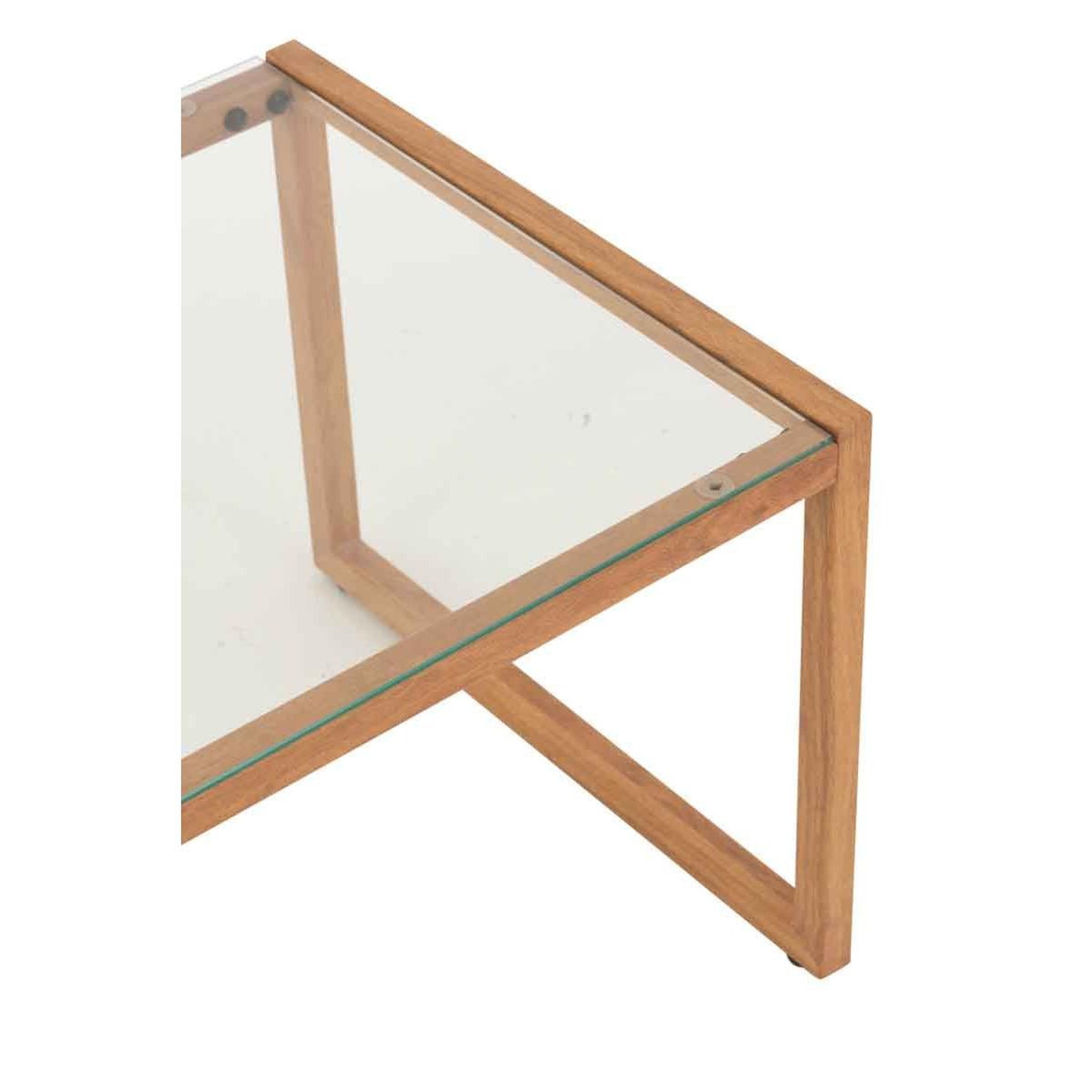 Voir la diapositive 5 : J-LINE Table basse design  fuolas  91cm naturel