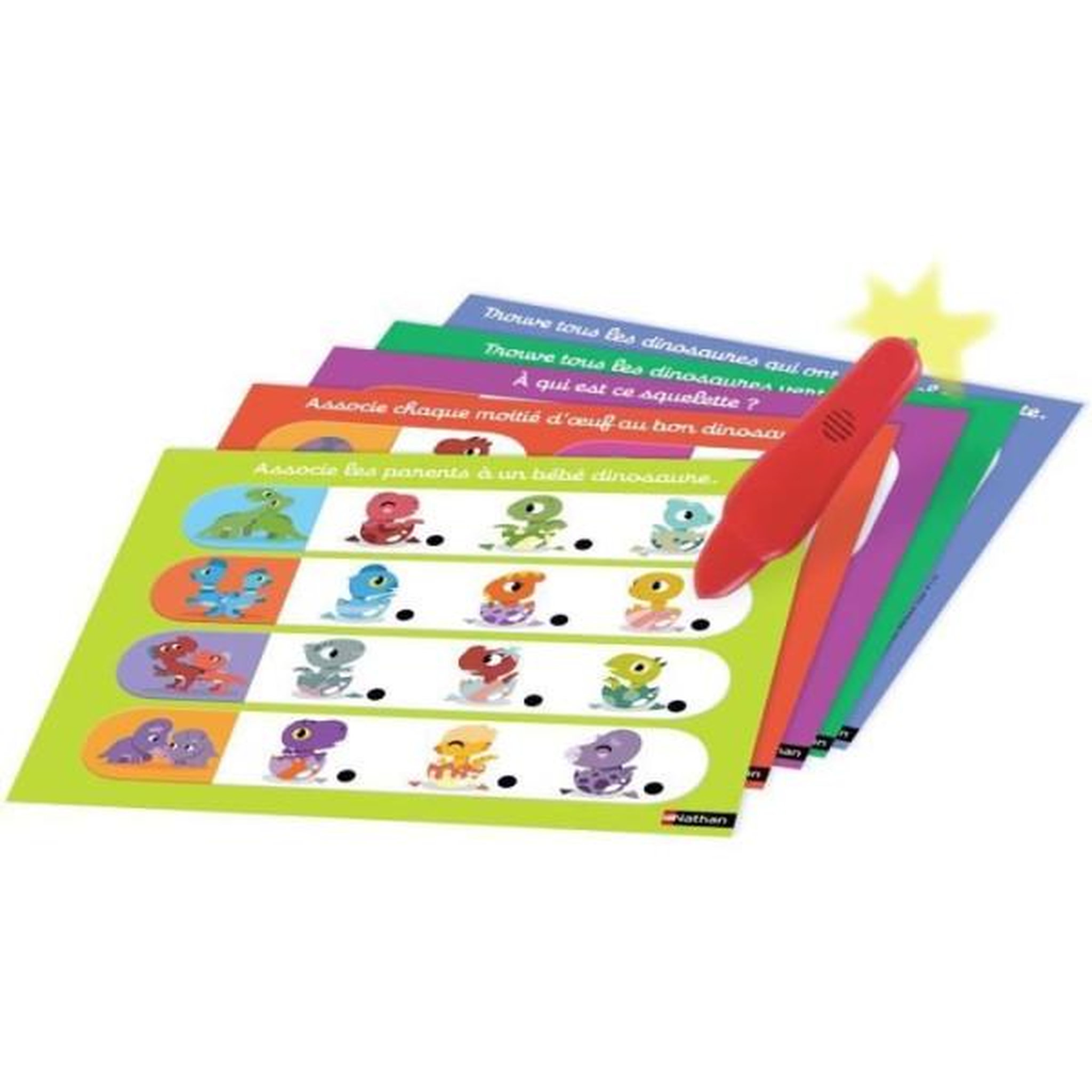Voir la diapositive 2 : Nathan Jeu éducatif électronique - NATHAN - Baby Electro - Dinosaures - 2 ans - Intérieur