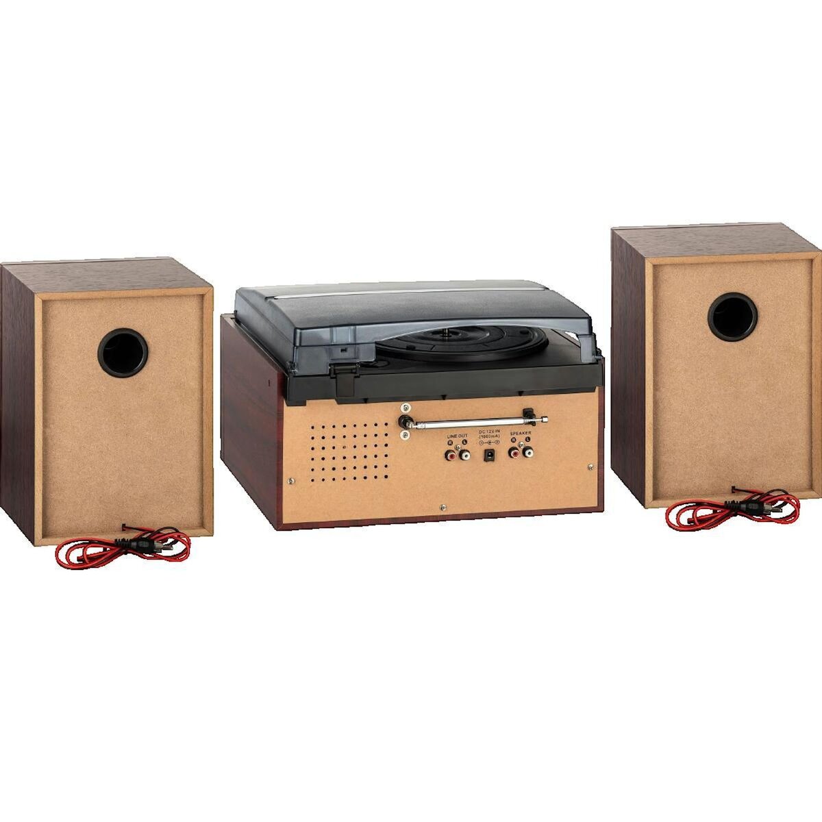 Roadstar Système audio Roadstar HIF-8892D+BT avec lecteur vinyle et Bluetooth