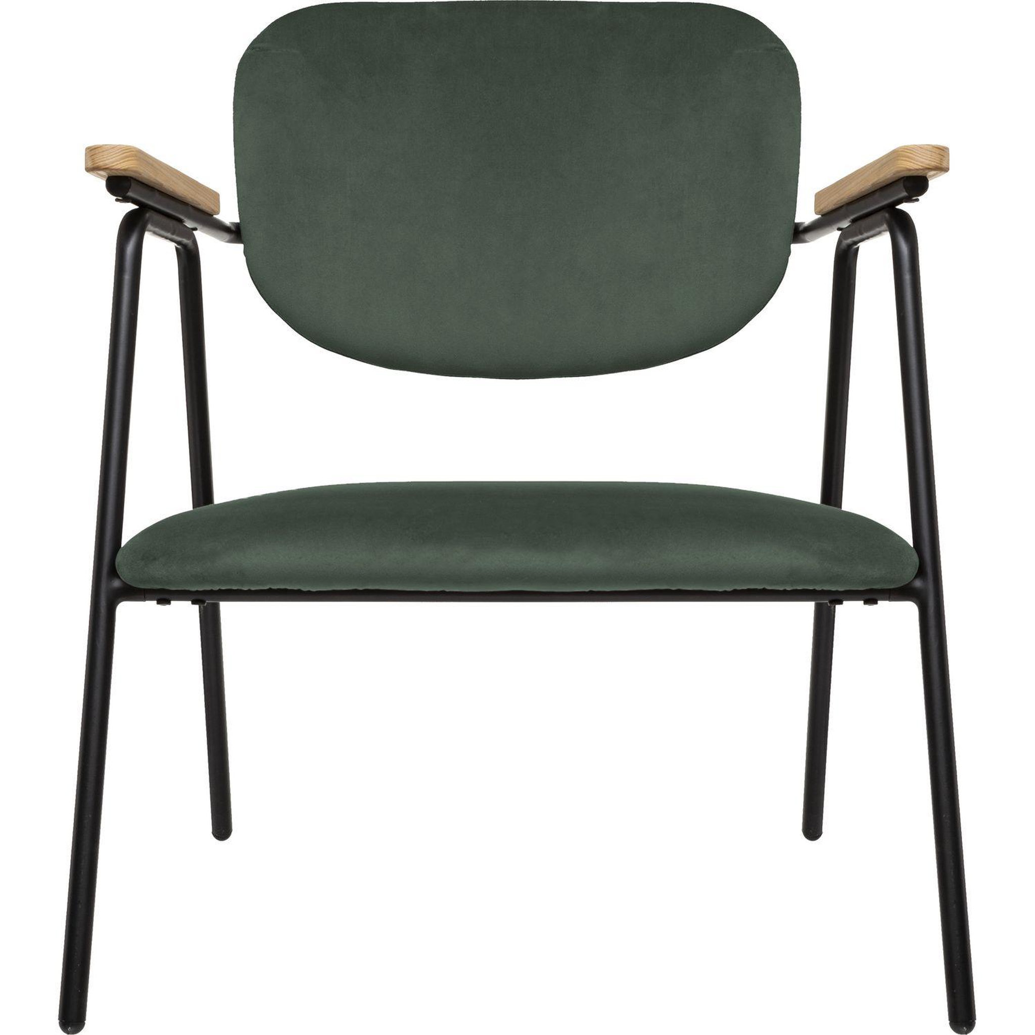 Voir la diapositive 2 : ATMOSPHERA Fauteuil design en velours Dyer