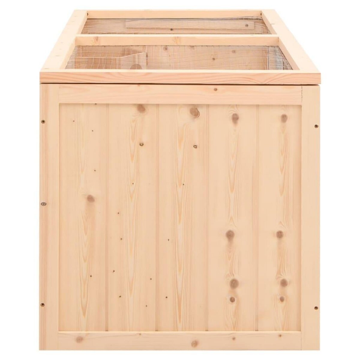 VIDAXL Cage a hamster 104x52x54 cm bois massif de sapin