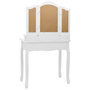 Voir la diapositive 5 : VIDAXL Ensemble de coiffeuse avec tabouret Blanc 80x69x141cm Paulownia