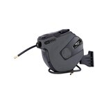 Ks Tools Enrouleur de tuyau d'air et d'eau KS TOOLS - Gris - Mural - 15m - 1/4 pouce - 515.3470