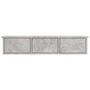 Voir la diapositive 4 : VIDAXL Etagere murale avec tiroirs Gris beton bois d'ingenierie