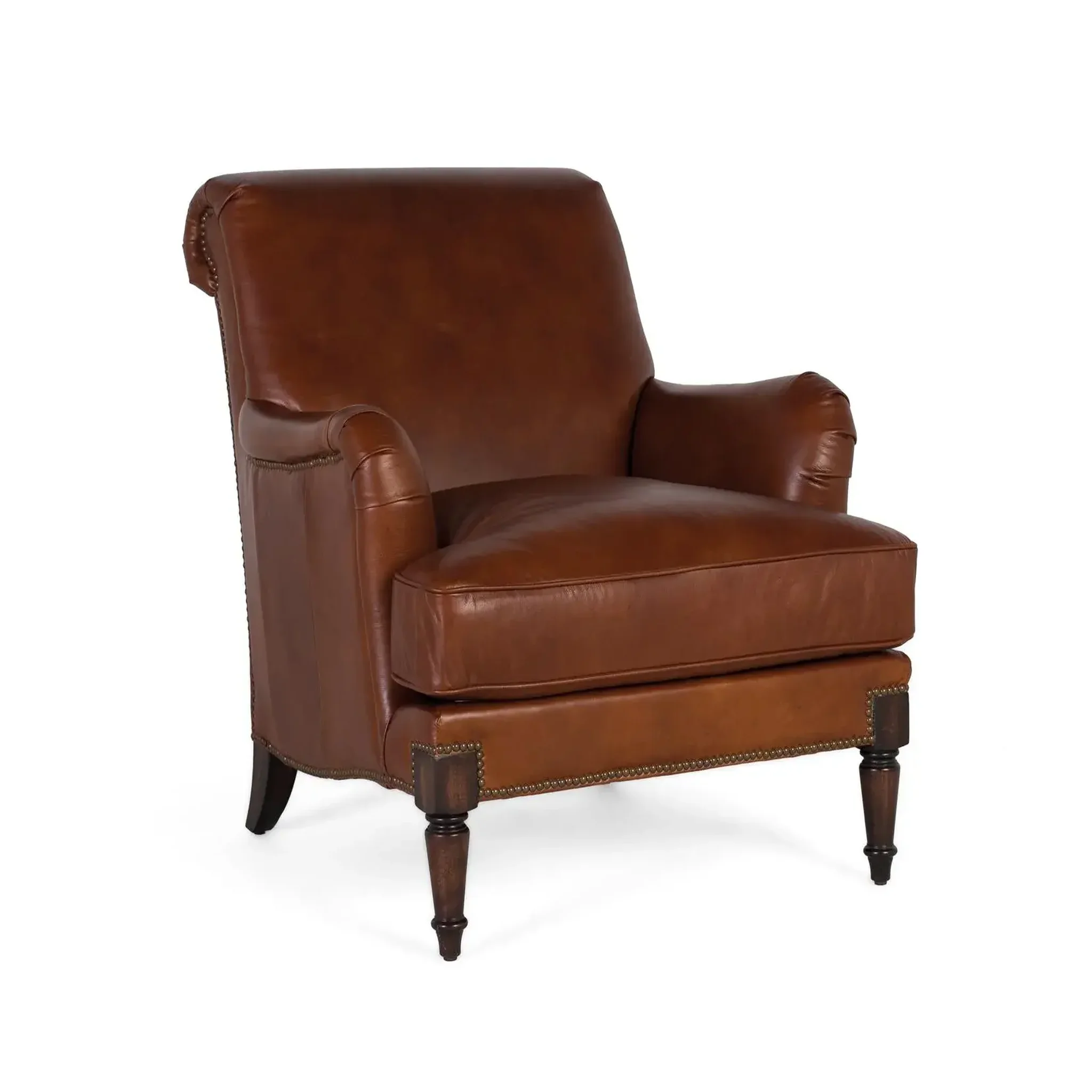 GINER Y COLOMER SL Fauteuil en cuir 82 cm style classique