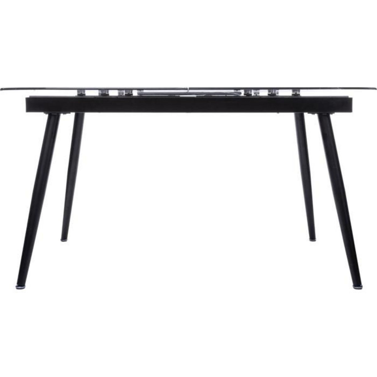 ATMOSPHERA Table de Repas Extensible  Mapu  160-200cm Noir