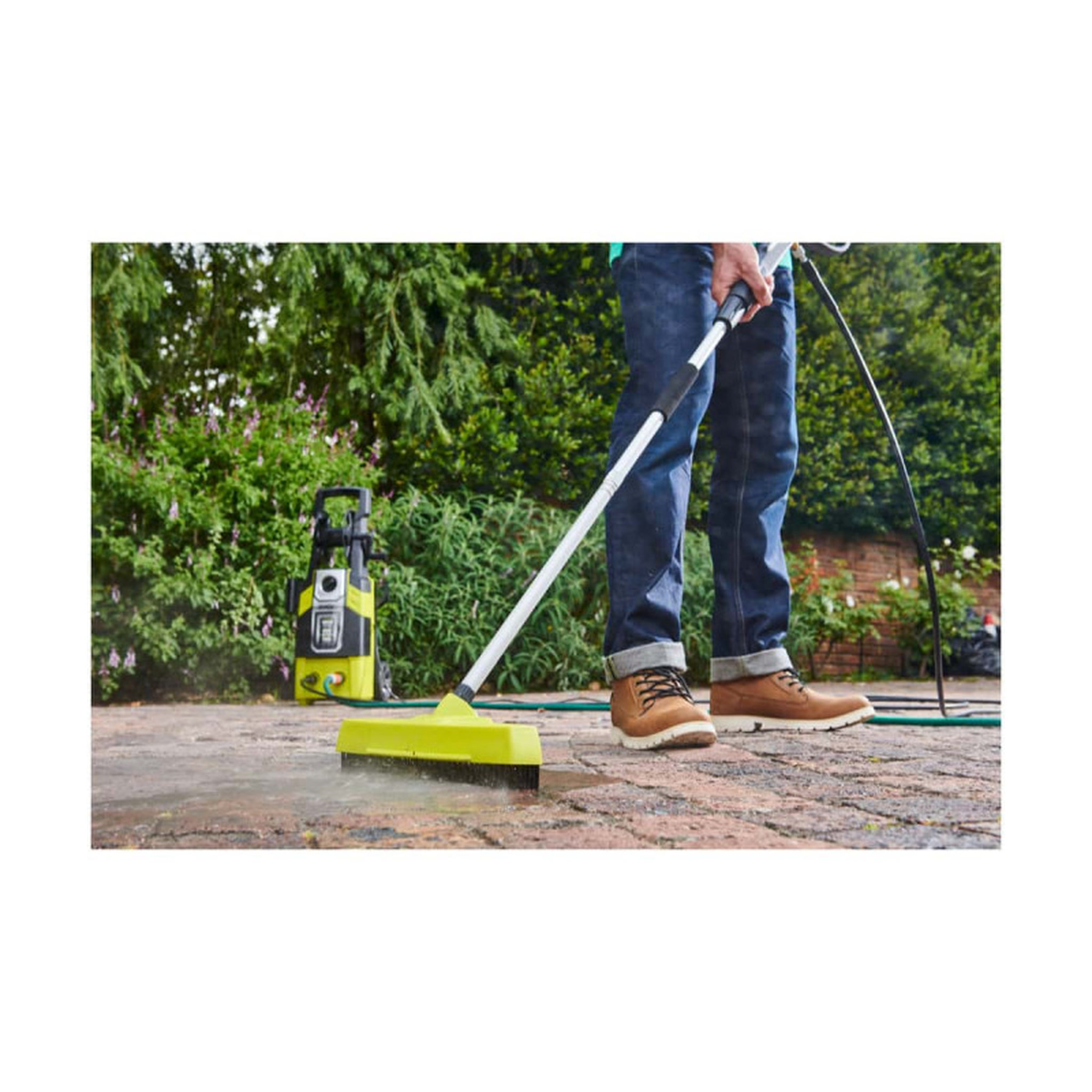 Voir la diapositive 3 : Ryobi Balai brosse RYOBI pour nettoyeurs haute pression électriques - Sols durs RAC741