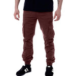 PANAME BROTHERS Pantalon Cargo Bordeaux Homme Paname Brothers Carlos. Coloris disponibles : Rouge
