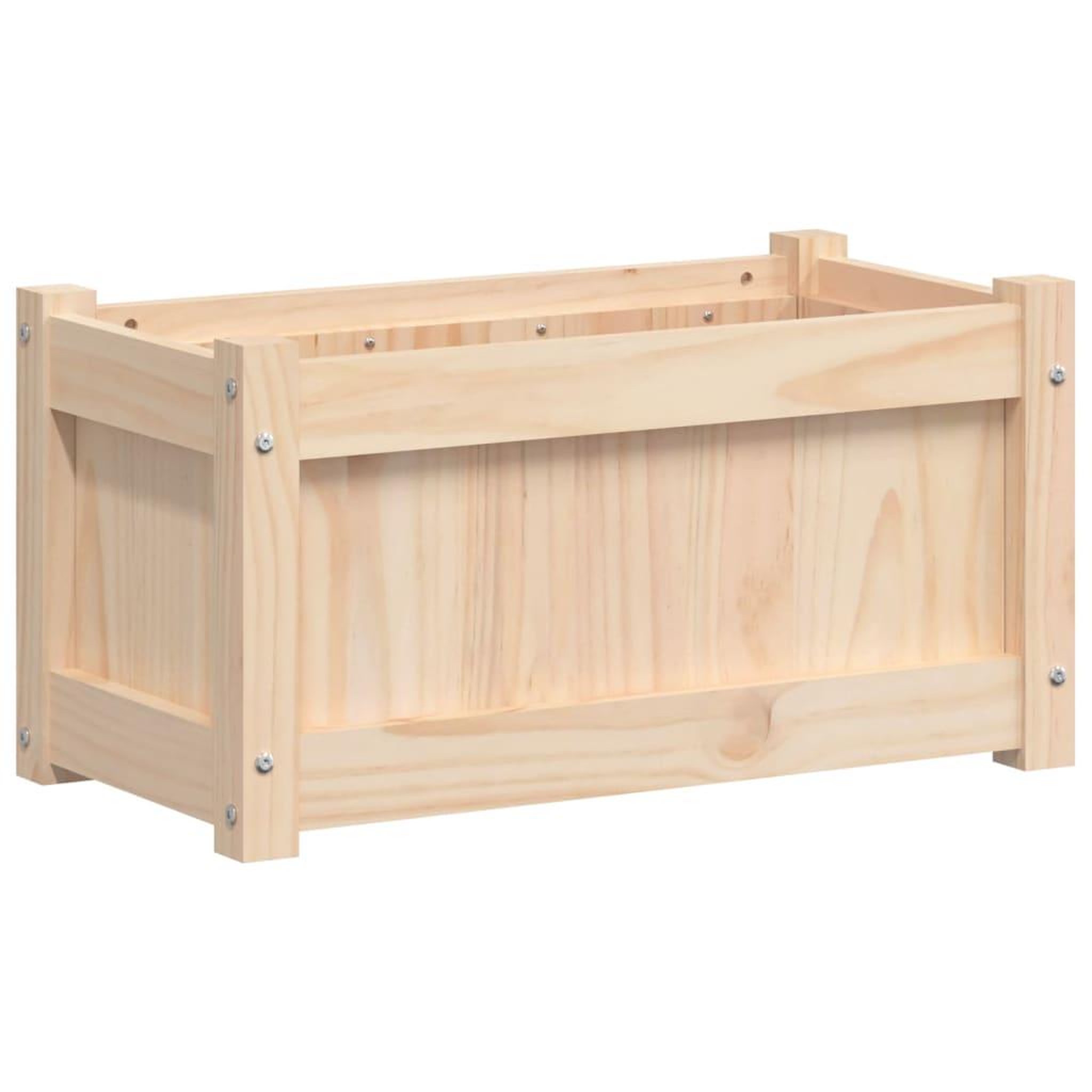 Voir la diapositive 5 : VIDAXL Jardinieres 2 pcs bois de pin massif