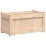Voir la diapositive 5 : VIDAXL Jardinieres 2 pcs bois de pin massif