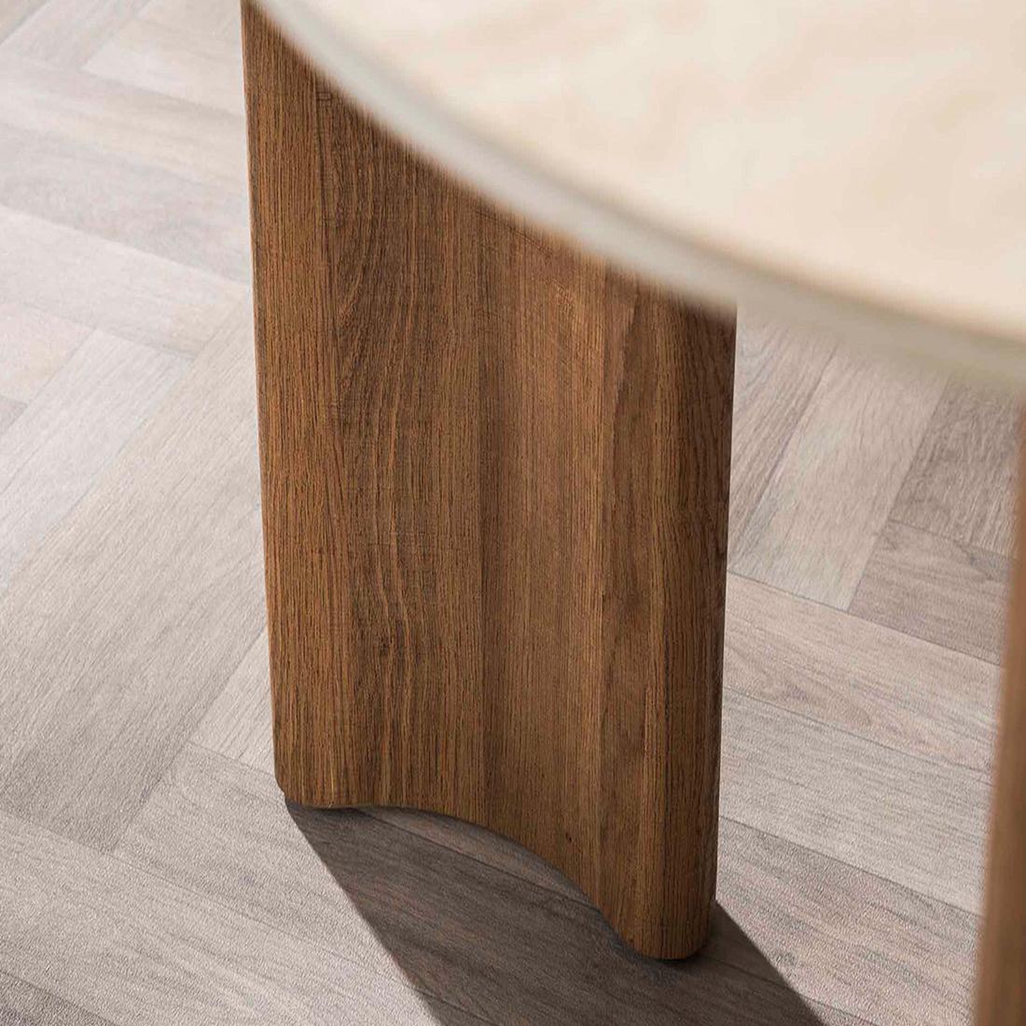Voir la diapositive 4 : LISA DESIGN Mohea - table à manger - plateau en céramique effet travertin - 4 à 6 personnes