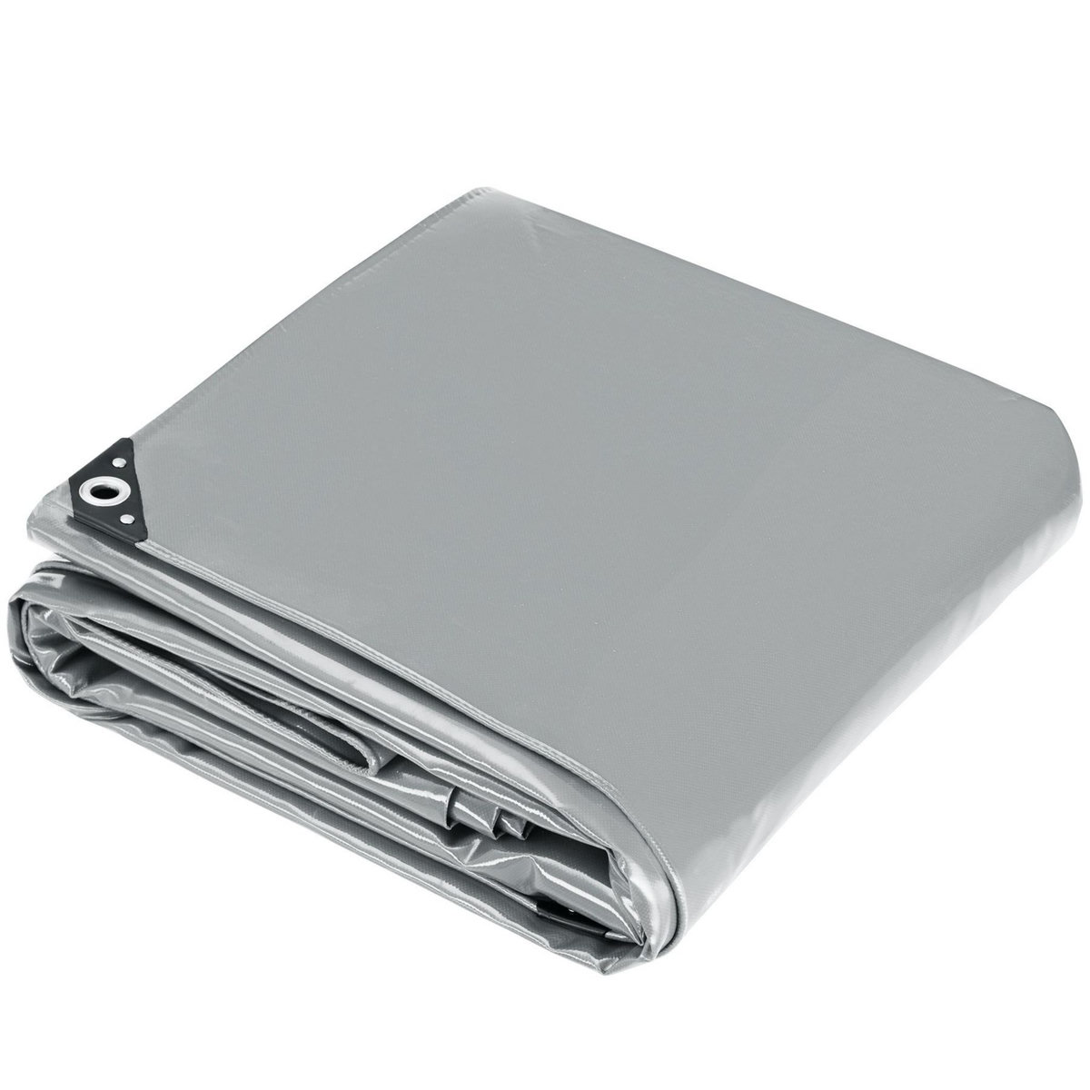 tectake Bâche de protection étanche gris