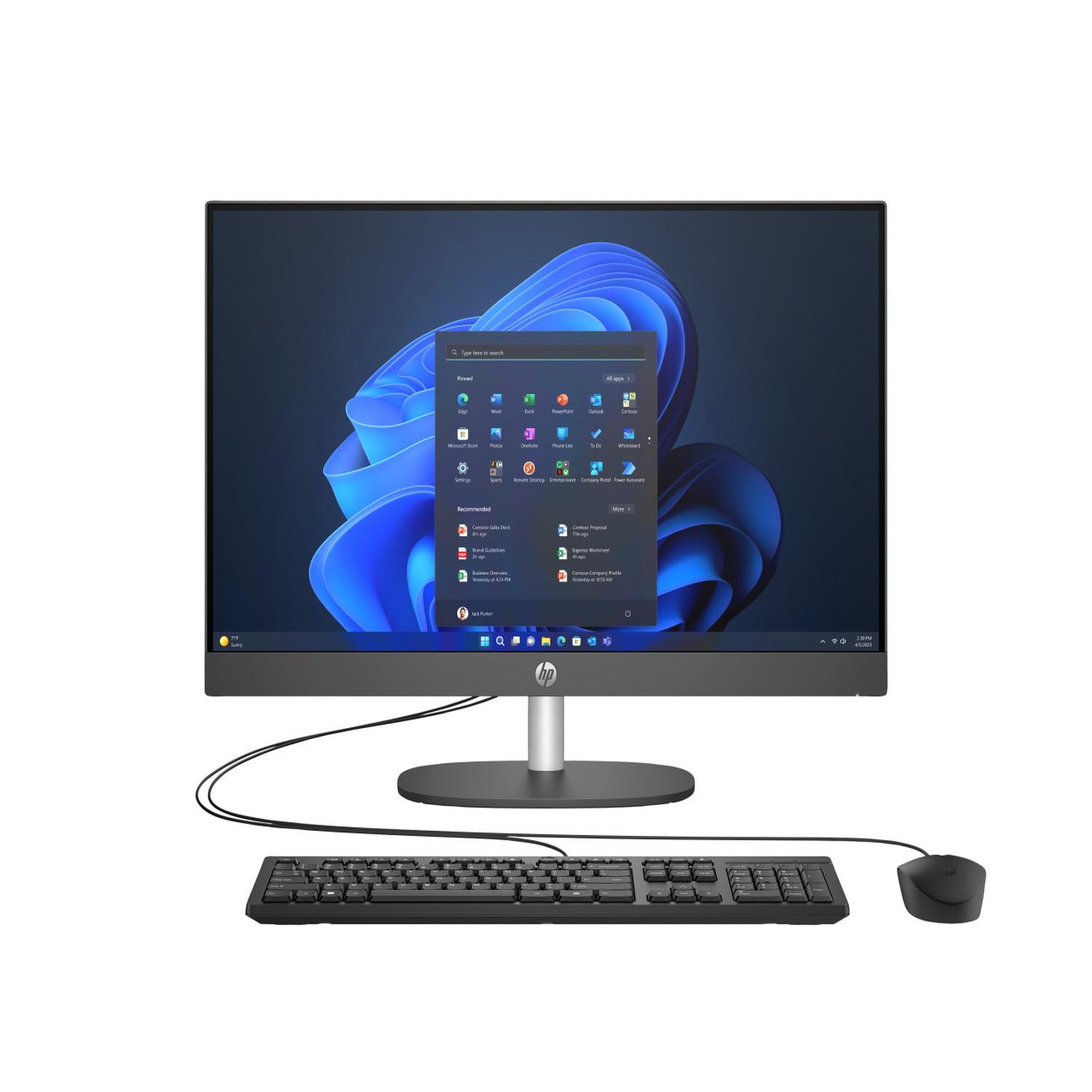Voir la diapositive 2 : HP Ordinateur de bureau hp proone 240 g10 intel® core™ i5 i5-1334u 60,5 cm (23,8 ) 1920 x 1080 pixels 16 go de mémoire vive ddr4-sdram 512 go ssd windows 11 pro wi-fi 6 (802.11ax)