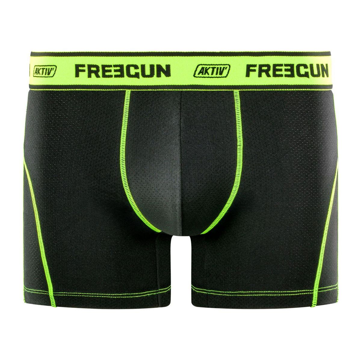 FREEGUN Lot de 4 Boxers homme Aktiv Sport Fluo