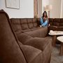 Voir la diapositive 6 : LISA DESIGN Alya - canapé modulable panoramique 7 places en simili