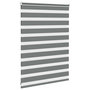 Voir la diapositive 4 : VIDAXL Store zebre gris fonce largeur du tissu 105,9 cm polyester