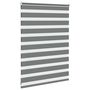 Voir la diapositive 4 : VIDAXL Store zebre gris fonce largeur du tissu 105,9 cm polyester
