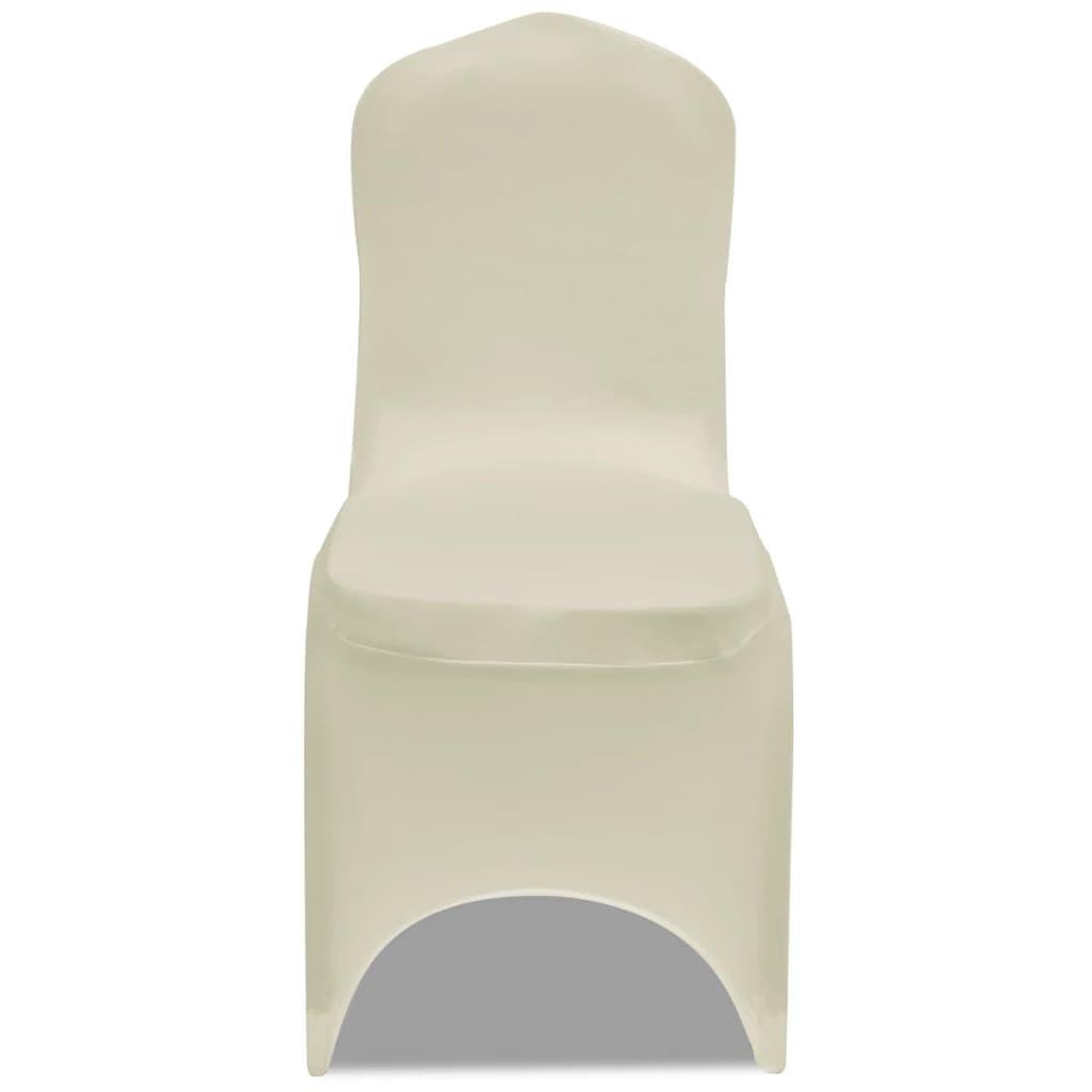 Voir la diapositive 3 : VIDAXL Housses elastiques de chaise Creme 18 pcs