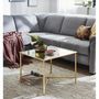 Voir la diapositive 5 : Paris Prix Table d'Appoint Design  Polavo  60cm Or