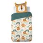 Voir la diapositive 2 : COTE DECO Housse de couette 140x200 + 1 taie Grou microfibre