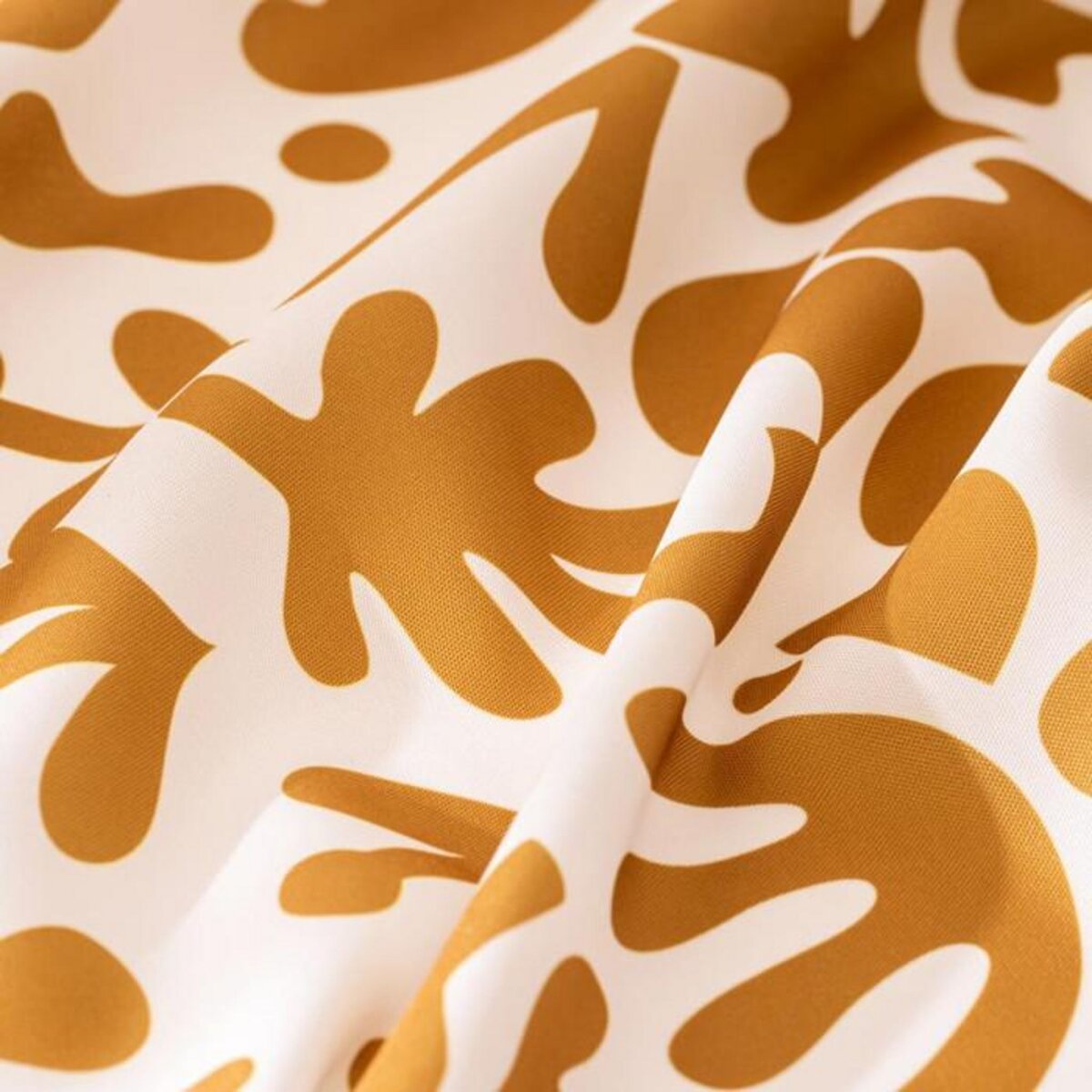 ATMOSPHERA Nappe Antitache Imprimé  Jolan  140x240cm Ocre