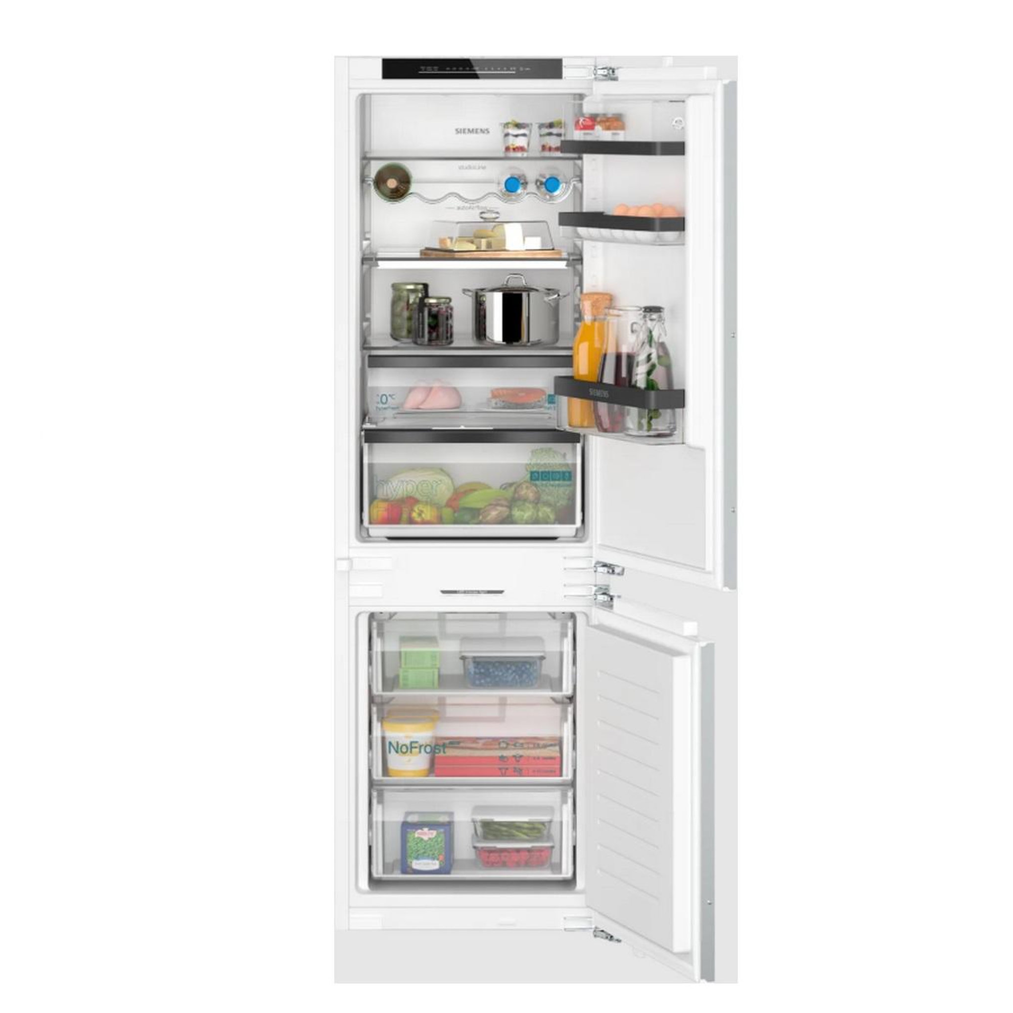 Siemens Réfrigérateur combiné intégrable à pantographe 260l - ki86nsdb0
