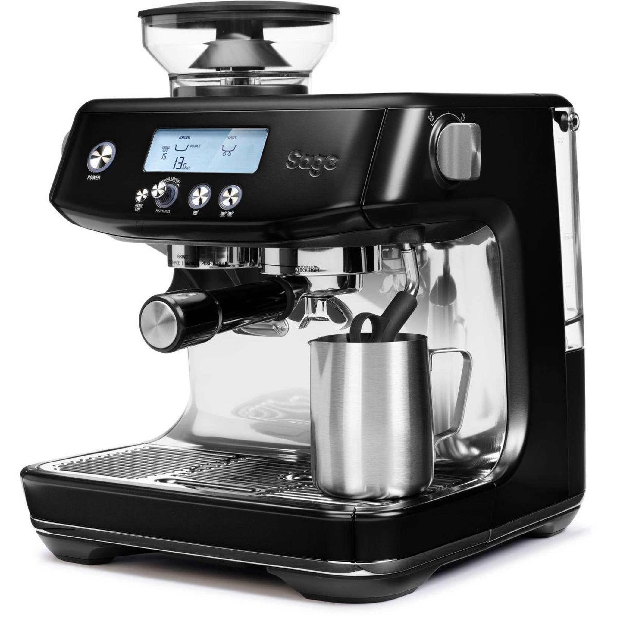 Voir la diapositive 2 : SAGE APPLIANCES Machine à expresso barista pro noir