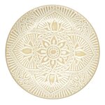 Paris Prix Lot de 6 Assiettes à Dessert  Sahara  19cm Beige