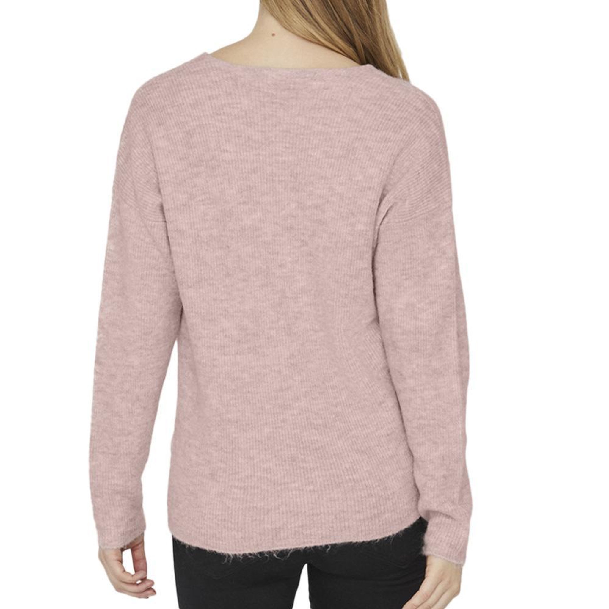 Voir la diapositive 2 : Vero Moda Pull Rose Femme Vero Moda Crewlefile