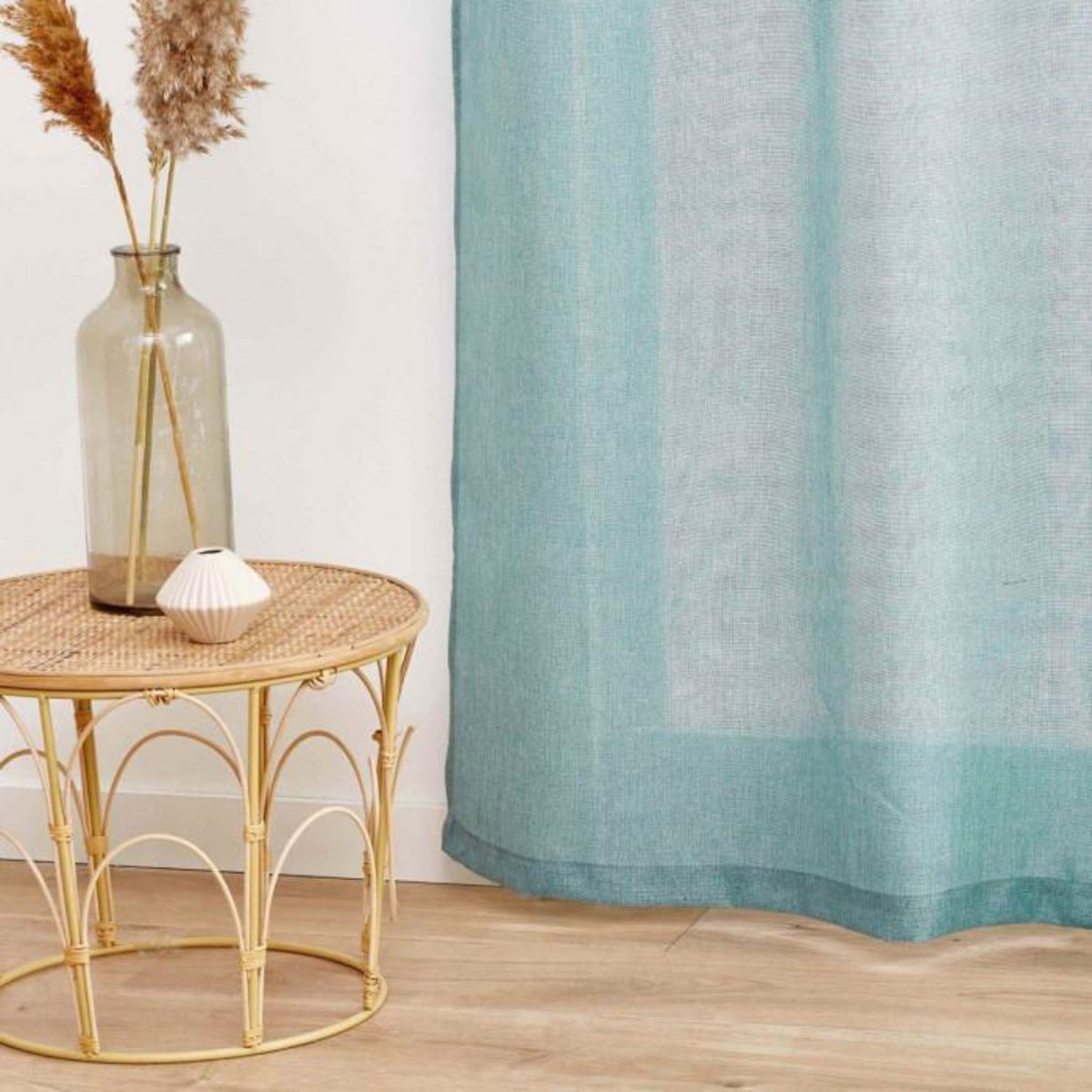 Paris Prix Rideau à Œillets  Zeline  140x260cm Sauge