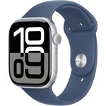 APPLE Montre connectée Serie 10 46mm Alu/Argent S/M
