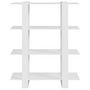 Voir la diapositive 3 : VIDAXL Bibliotheque/Separateur de piece Blanc 100x30x123,5 cm