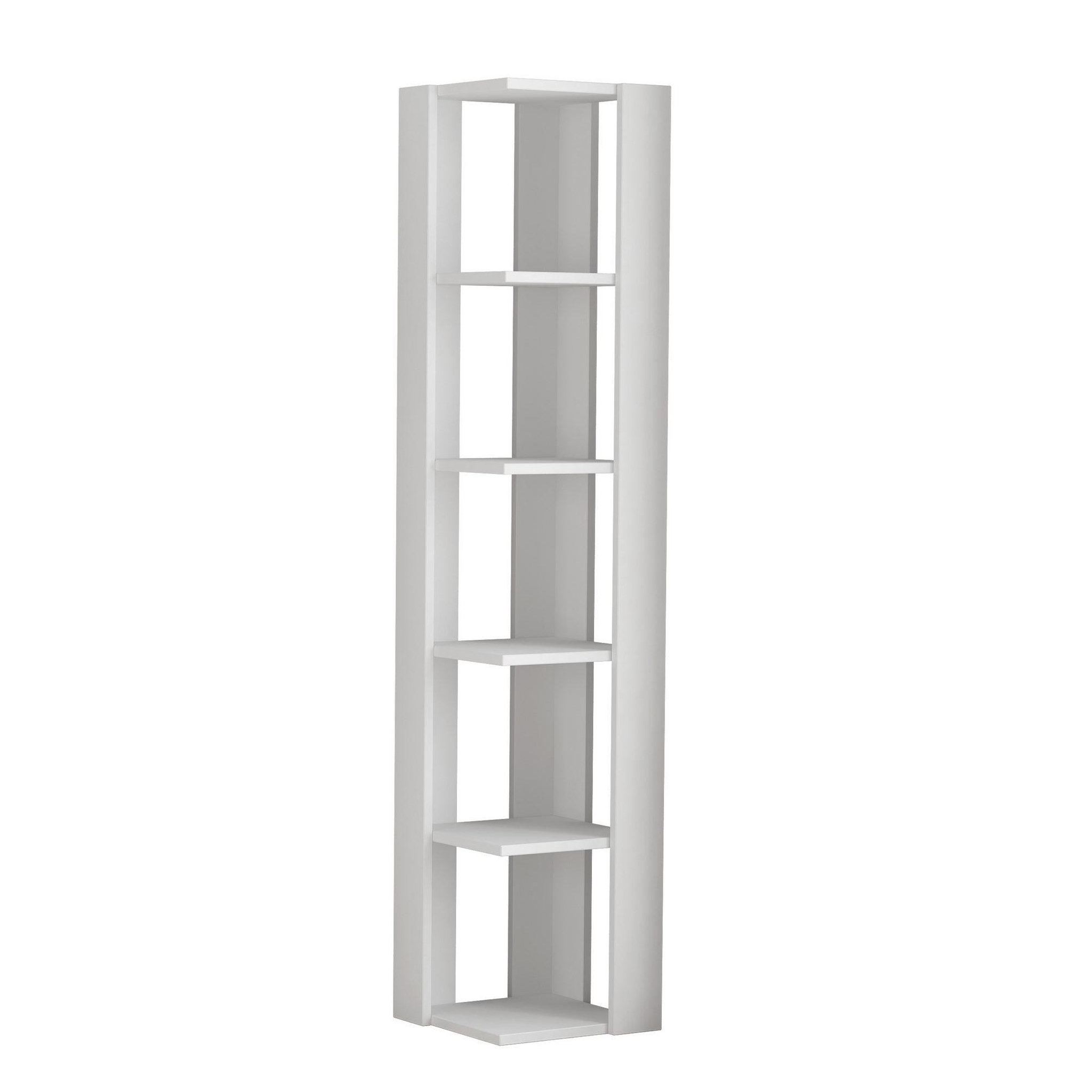 Habitat et Jardin Bibliothèque en bois  Nati  - 32 x 32 x 161 cm - Blanc