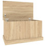 Voir la diapositive 2 : VIDAXL Boîte de rangement chene sonoma 70x40x38 cm bois d'ingenierie