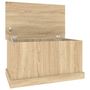 Voir la diapositive 2 : VIDAXL Boîte de rangement chene sonoma 70x40x38 cm bois d'ingenierie
