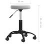 Voir la diapositive 6 : VIDAXL Chaise pivotante de bureau Gris clair Velours