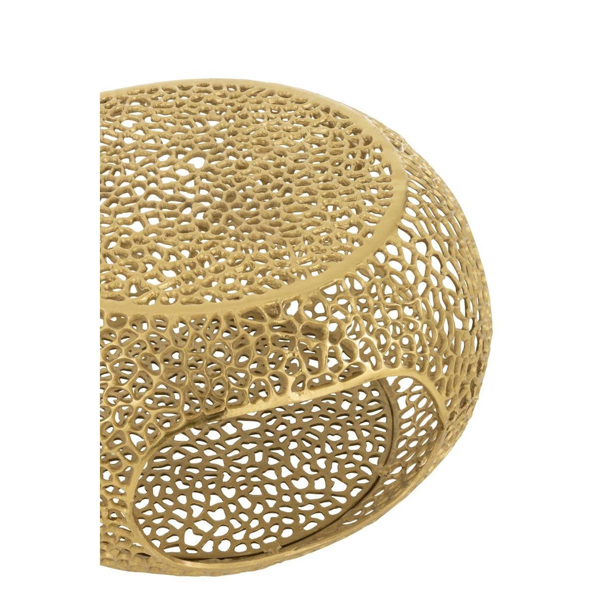 Paris Prix Table Basse en Métal  Cecelia  76cm Doré