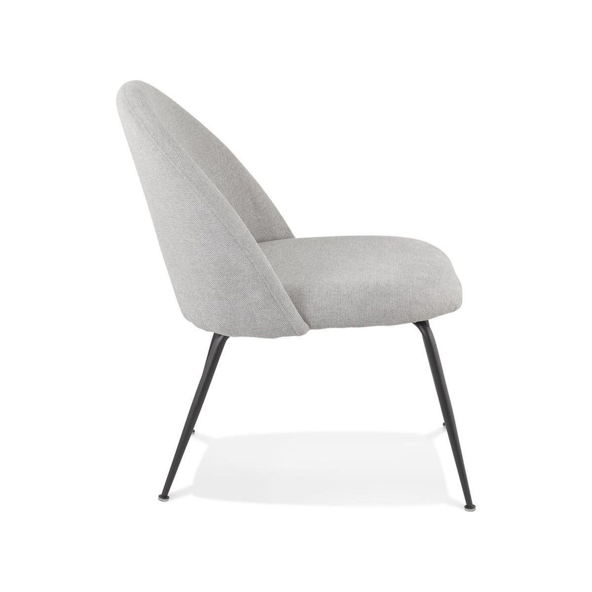 Paris Prix Fauteuil Design  Belinda  83cm Gris