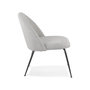 Voir la diapositive 3 : Paris Prix Fauteuil Design  Belinda  83cm Gris