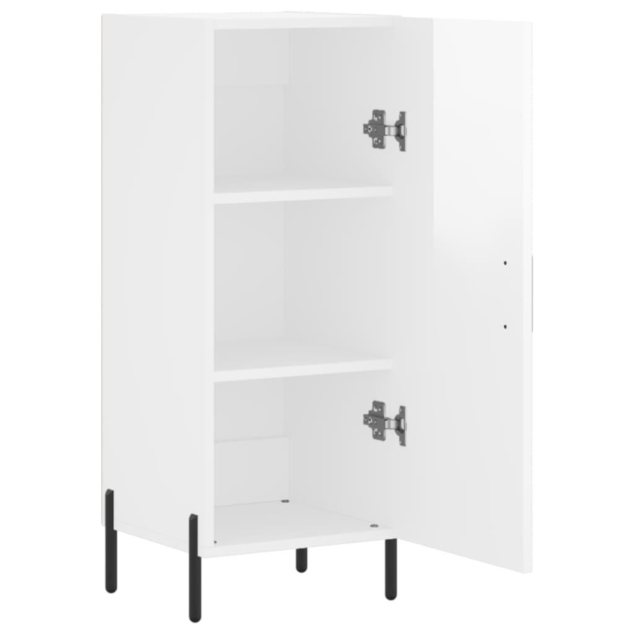 Voir la diapositive 5 : VIDAXL Buffet Blanc brillant 34,5x34x90 cm Bois d'ingenierie