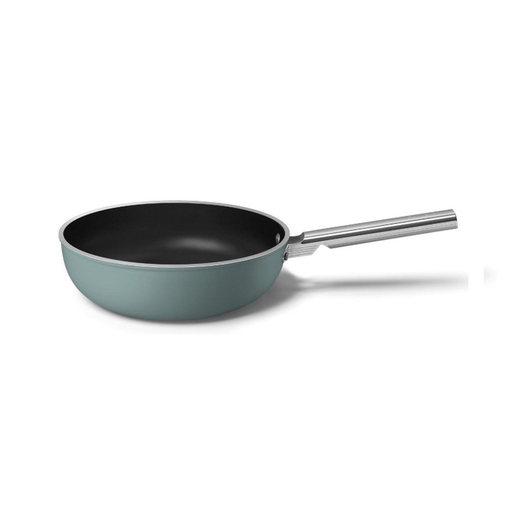Voir la diapositive 2 : SMEG Poêle wok 30cm vert émeraude mat - wof3002egm