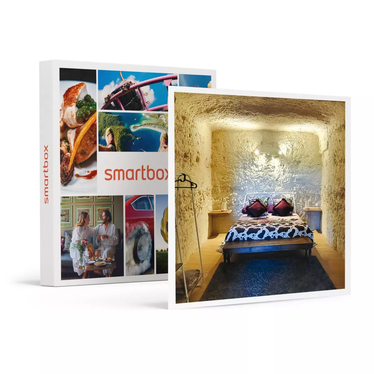 Smartbox Séjour insolite de 3 jours en famille en chambre troglodyte au nord de Blois - Coffret Cadeau Séjour