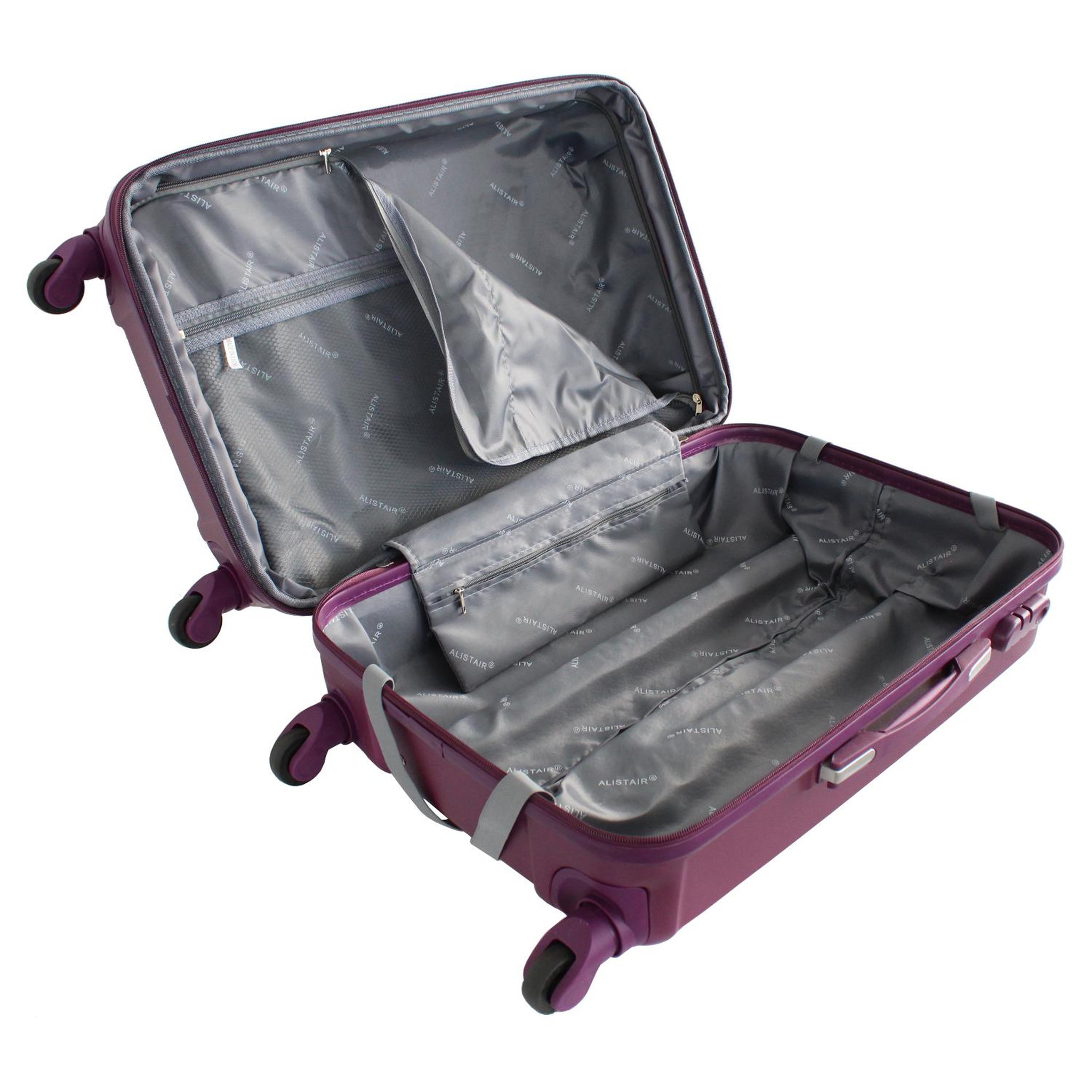 Voir la diapositive 4 : Alistair Valise grande taille Alistair - Collection Iron - 4 roues - ABS ultra résistant