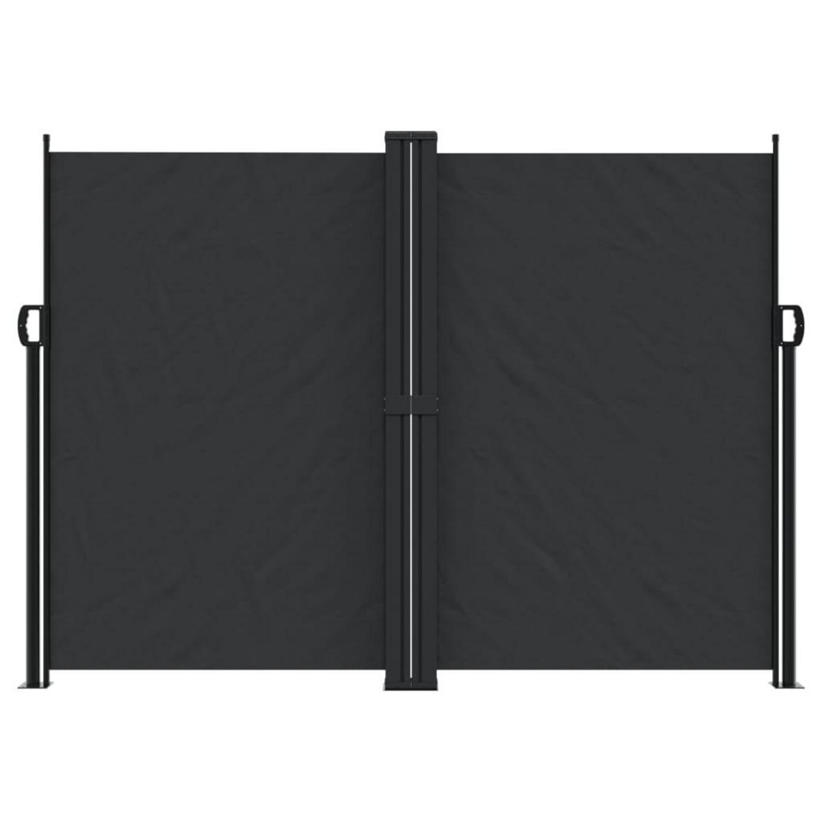 VIDAXL Auvent lateral retractable noir 180x1200 cm