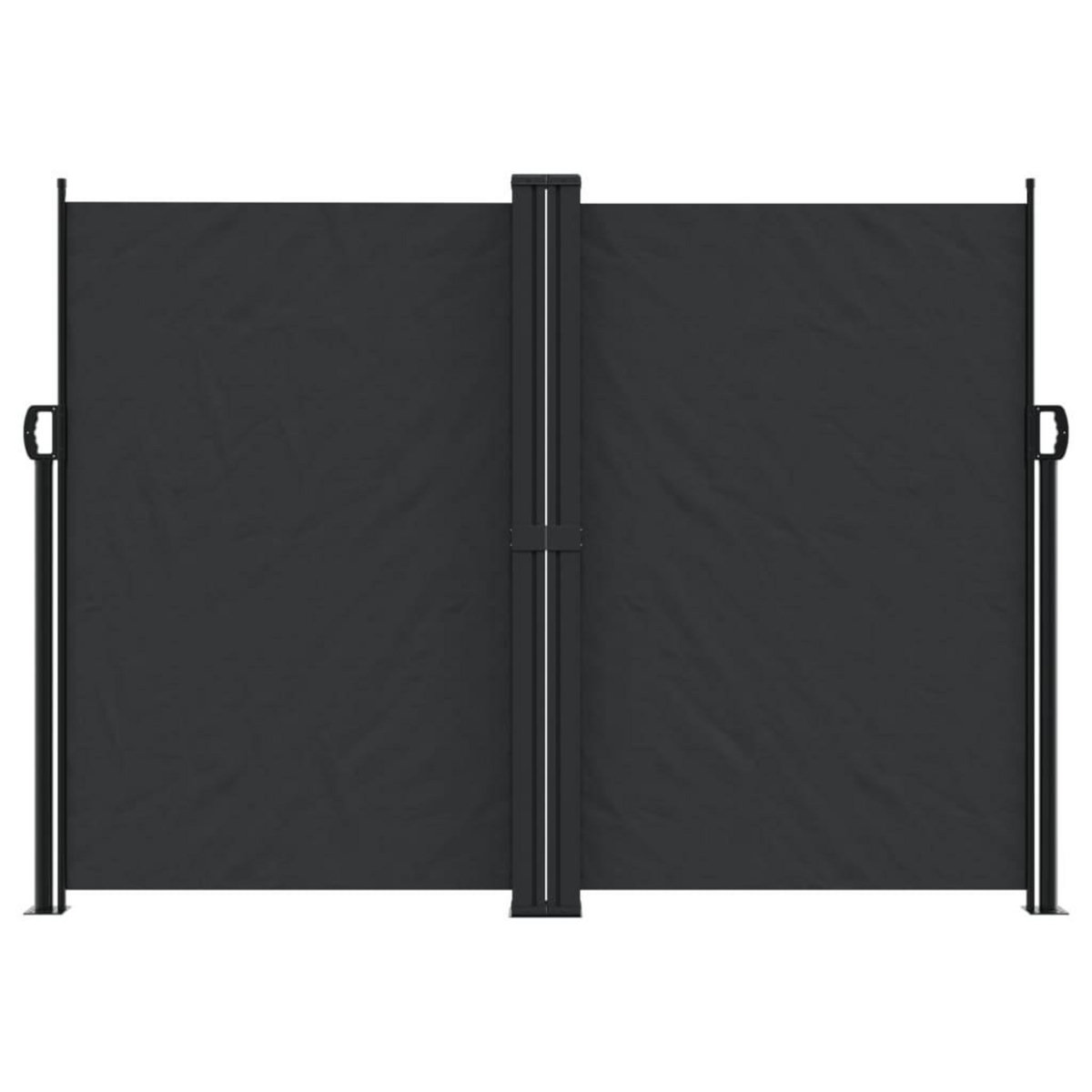 VIDAXL Auvent lateral retractable noir 180x1200 cm