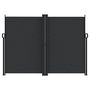 Voir la diapositive 3 : VIDAXL Auvent lateral retractable noir 180x1200 cm