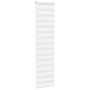 Voir la diapositive 3 : VIDAXL Store zebre blanc 65x200 cm largeur du tissu 60,9 cm polyester
