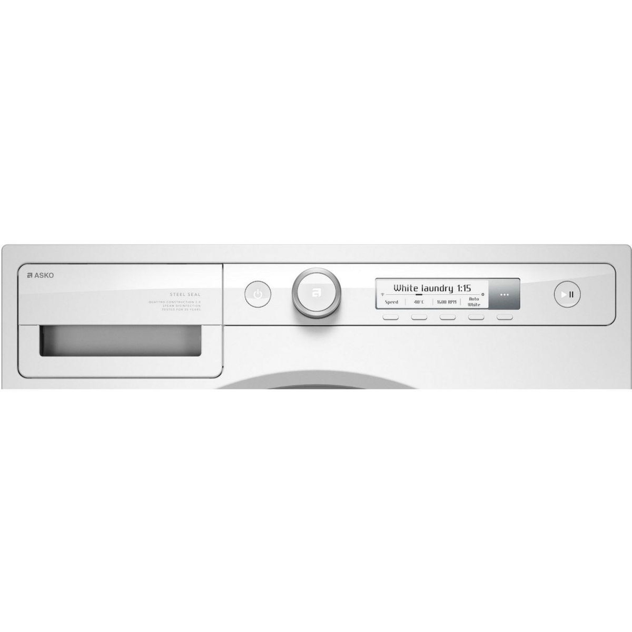 Voir la diapositive 4 : ASKO Lave linge hublot w3096rw - 9 kg - 1600 tr/min - classe a - moteur direct drive - autodosage - connecté wifi