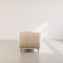 Voir la diapositive 6 : BEST MOBILIER Arsene - canapé droit 3 places en velours texturé