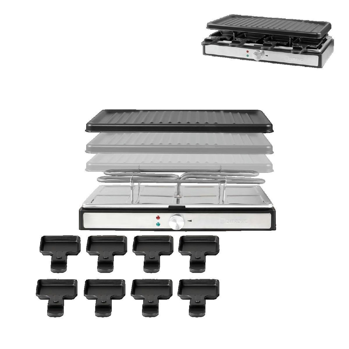 CLATRONIC Raclette Clatronic RG 3757 Noir